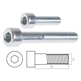 Винт 8х60 с внутр шестигр. цинк DIN912 (33764-5)